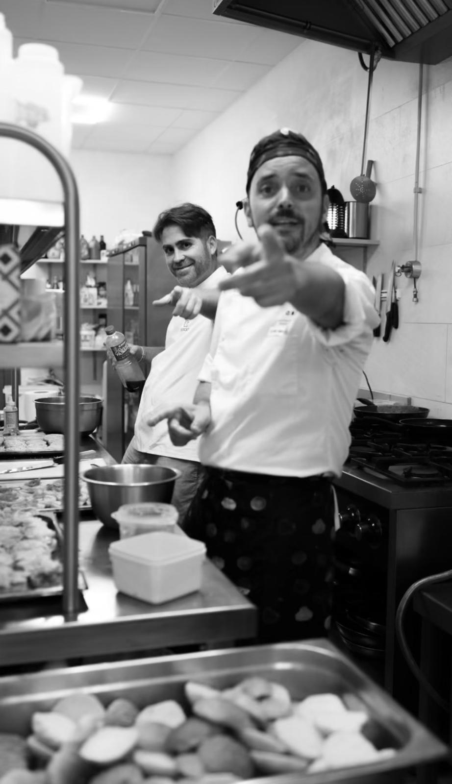 Plant on Fire chefs behind the scenes in the kitchen